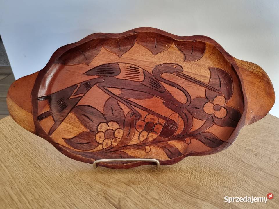 Taca Drewniana Vintage sprzedam