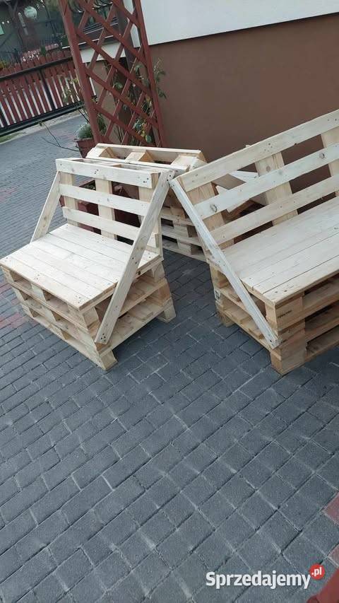 Ławka z palet szerokosc100 wyszlifowana Przodkowo sprzedam