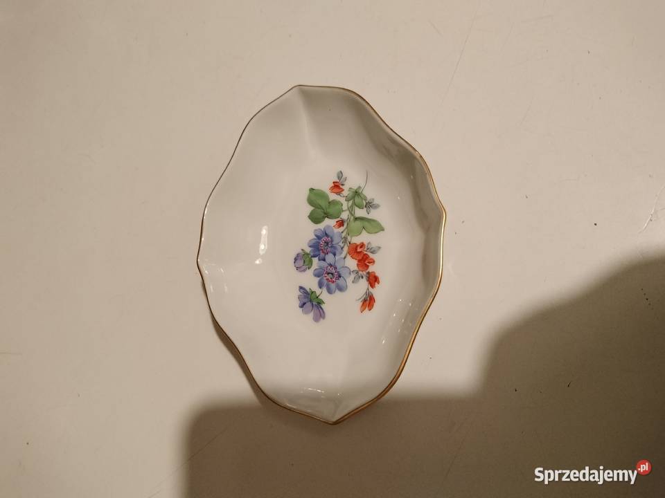 Mała miseczka porcelana Miśnia kwiatki Choszczno