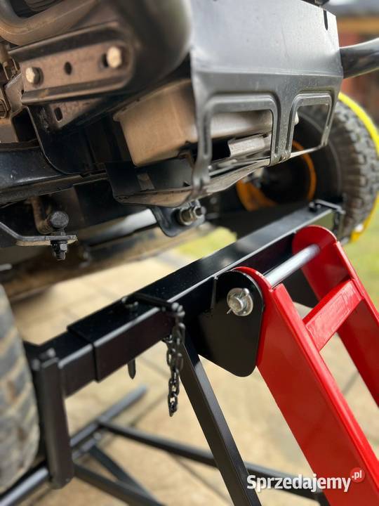 Podnośnik do traktorka kosiarki samojezdnej sprzedam