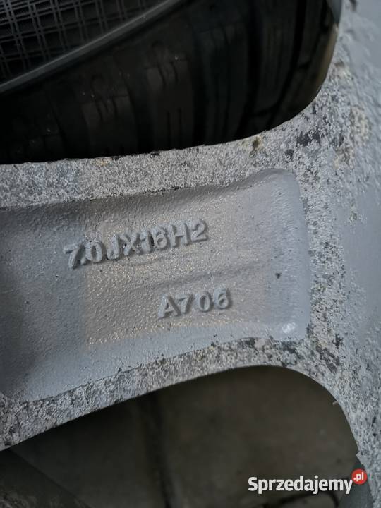 Felgi aluminiowe 16 BMW 5x120 opony zimowe 20555