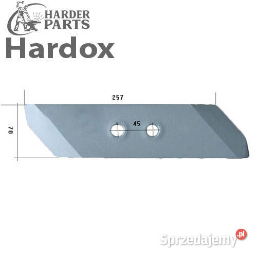 Dłuto HARDOX 1067921010L pługa UNIA grudziądz podlaskie Suwałki