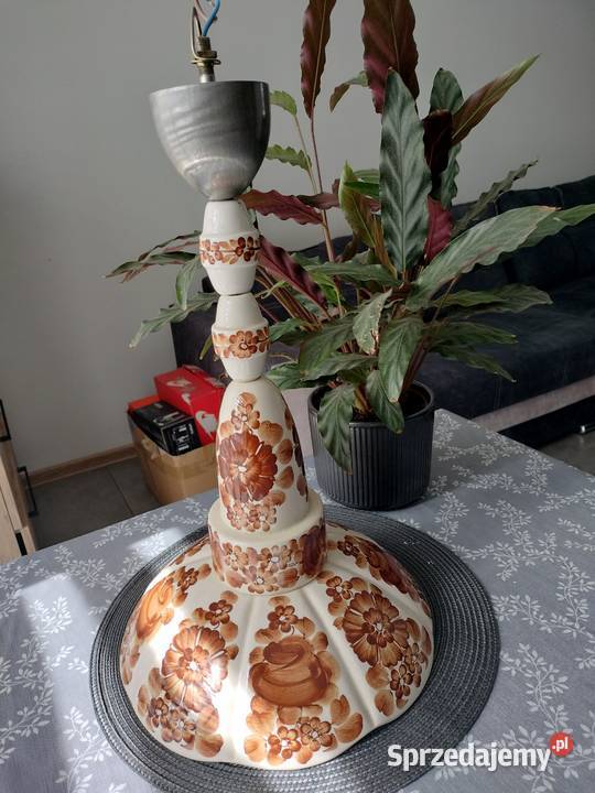 Żyrandol Fajans Włocławek Radom