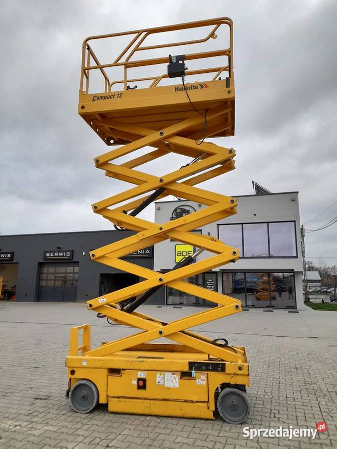 Podnośnik nożycowy Haulotte Compact 12 wys rob Maszyny budowlane Dąbrowa Tarnowska
