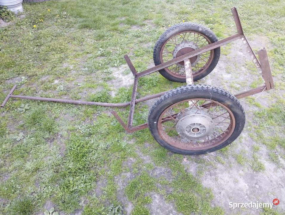 Wózek transportowy ogrodowy koła junak