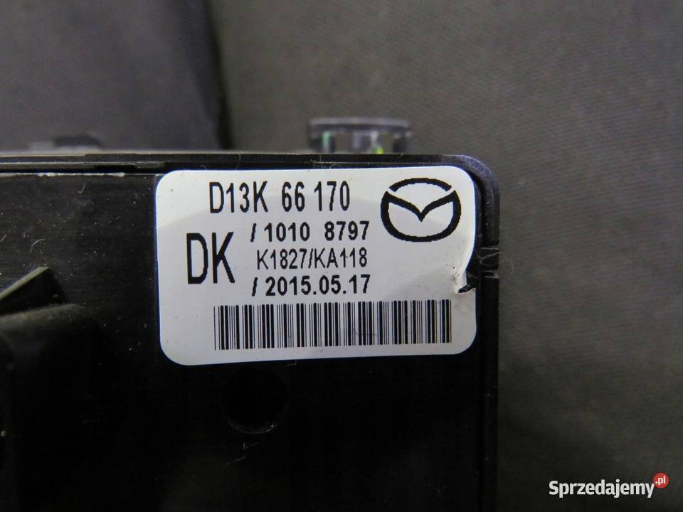PANEL PRZYCISKI MAZDA 2 DJ D13K66170 osobowe