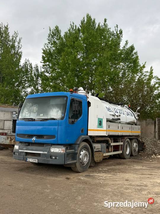 Renault Premium WUKO Szambowóz 12m3 6x2 Pompa Tarnowskie Góry