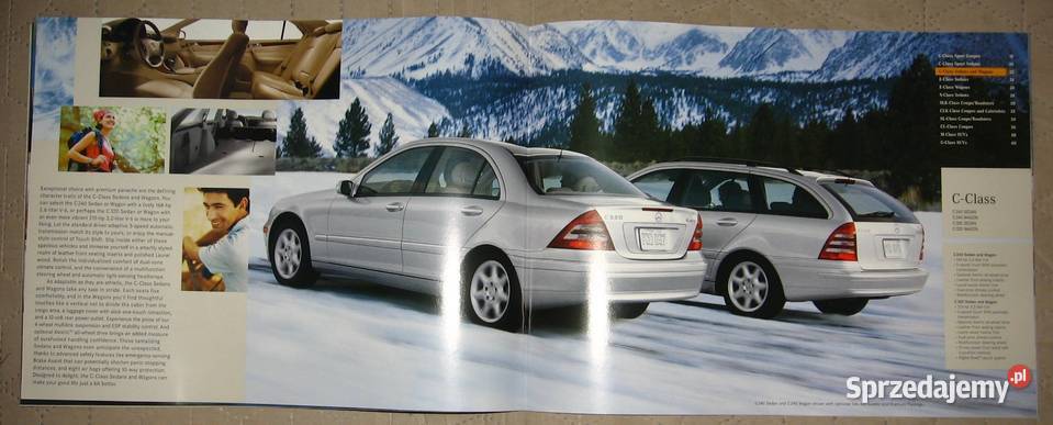 Mercedes Benz 2004 prospekt katalog Kępice