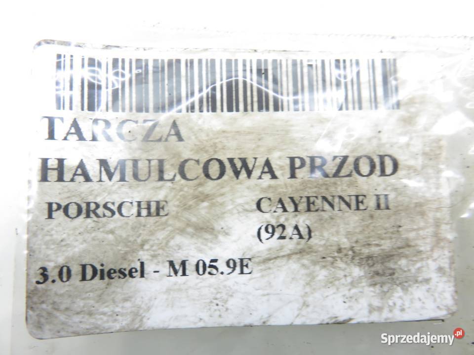 TARCZE HAMULCOWE PRZÓD PORSCHE CAYENNE 92A 30 osobowe sprzedam