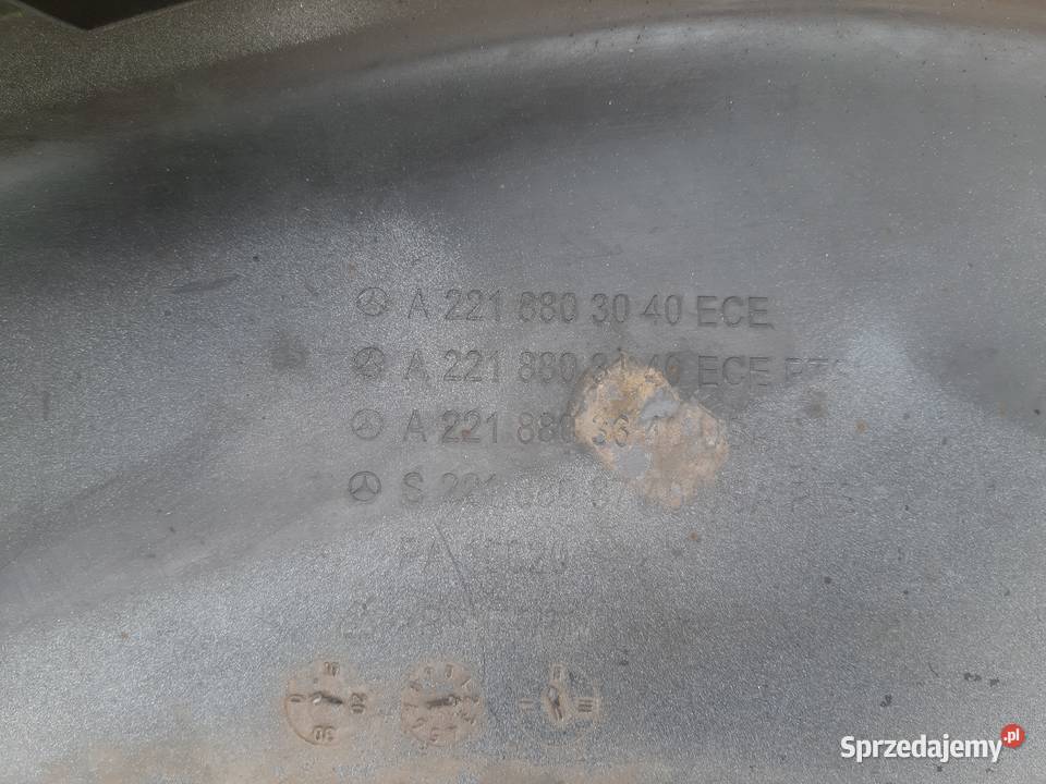 MERCEDES SKLASA W221 LIFT ZDERZAK PRZÓD PRZEDNI Trzciel