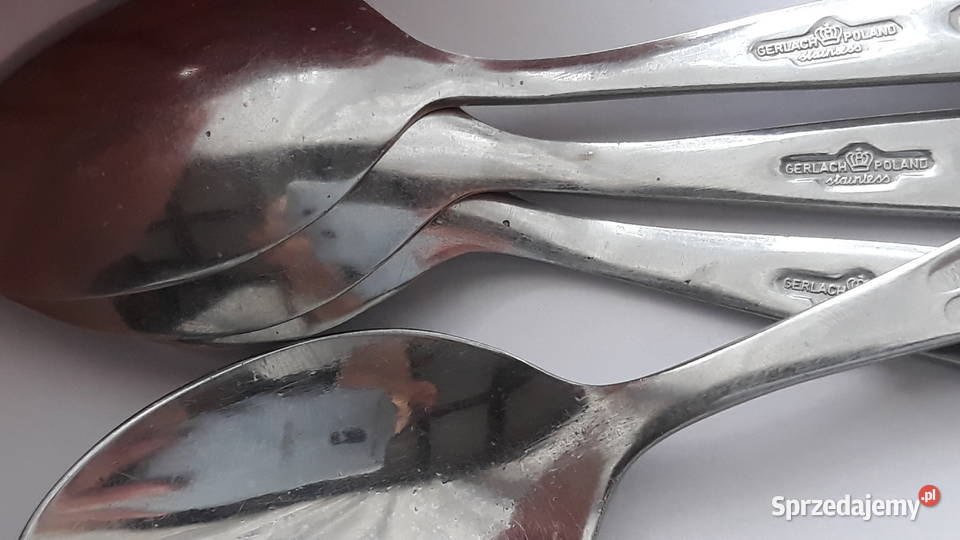 Łyżeczki do herbaty PNĄCZA Gerlach sztućce PRL Dąbrowa Górnicza