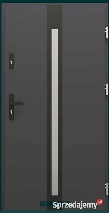 Drzwi Stalowe 80 Nowe Kompletne dąb bielony Poznań