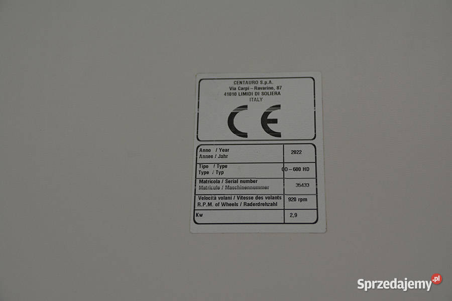 6566 PIŁA TAŚMOWA CENTAURO COMPACT CO 600HD Biertowice