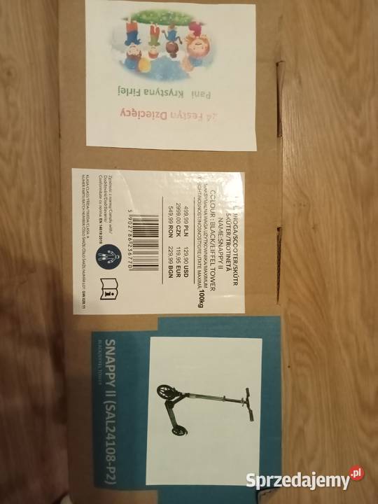 Hulajnoga Snappy NOWA Prezent Ząbkowice Śląskie