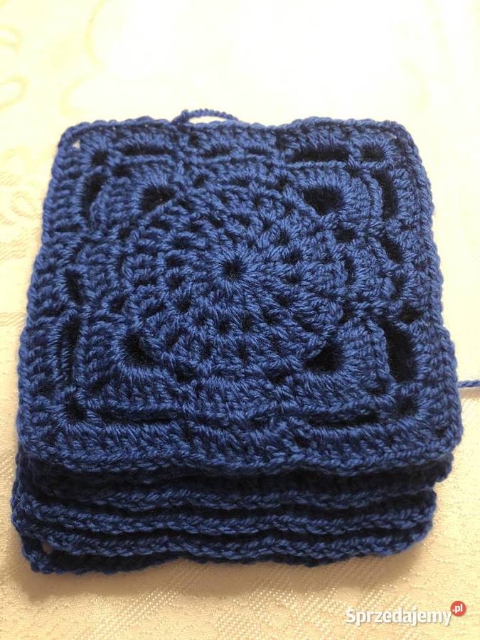 kwadrat babuni rękodzieło pled poduszka 1314 29 Zegrze