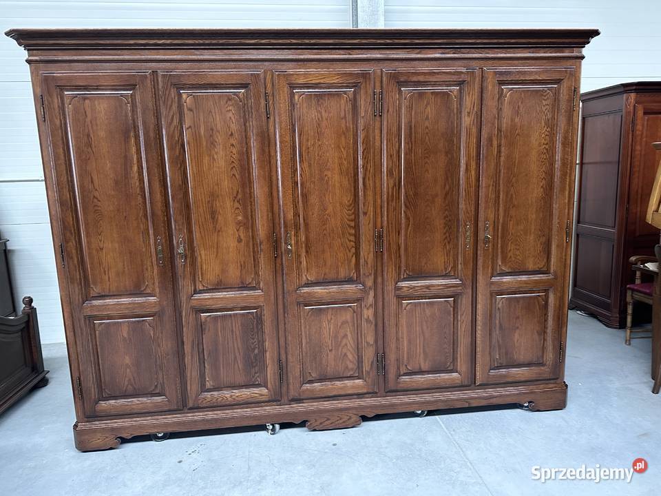 Masywna dębowa szafa 290 Sławoszewek sprzedam