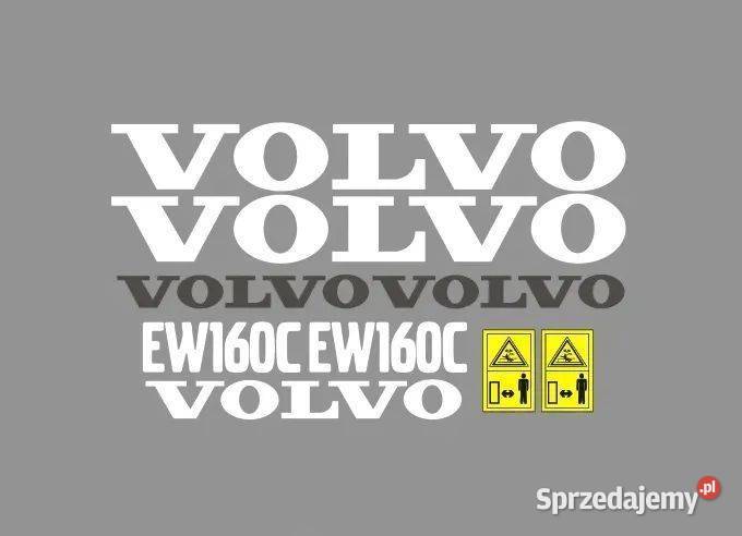 Naklejki oklejenie VOLVO EW 160 C Zamiennik Janików sprzedam