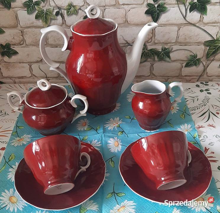 Porcelanowy Duecik Do Kawy Ćmielów Gliwice