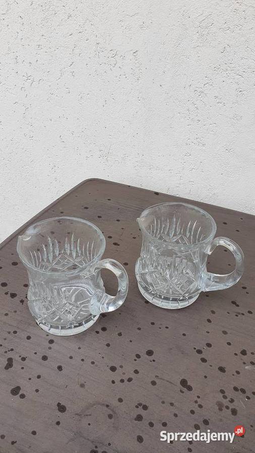 Dzbanki kryształowe 2 sztuki kryształ łódzkie Łódź sprzedam