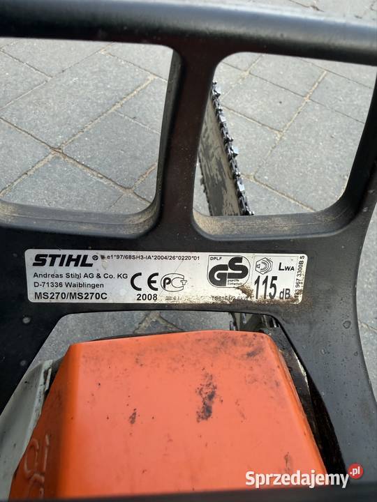 Piła STIHL MS270 spalinowa łańcuchowa Trofimówka