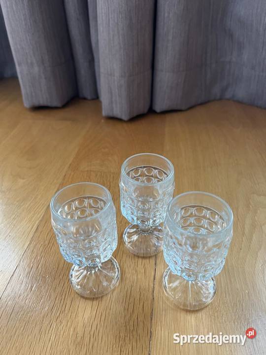 Karafka PRL szkło kryształowe okrągła 500 ml mazowieckie Warszawa