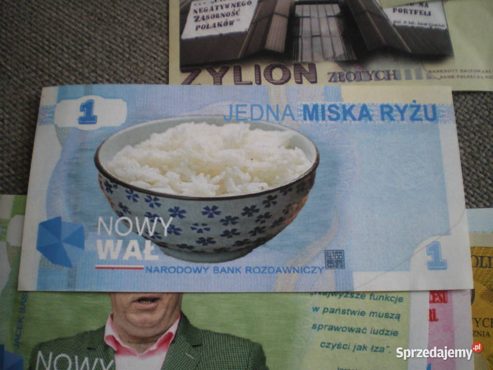 zestaw śmiesznych banknotów opolskie Strzelce Opolskie