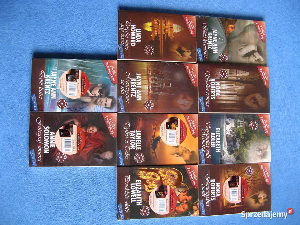 Thriller Romantyczny komplet 10 książekNowe Proza i poezja Poznań