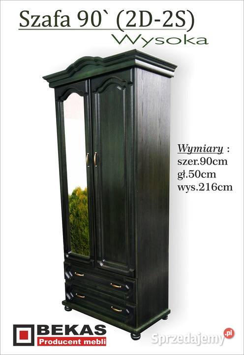 Szafa z Lustrem Bekas Śliczna Stylowa Nowa Warszawa