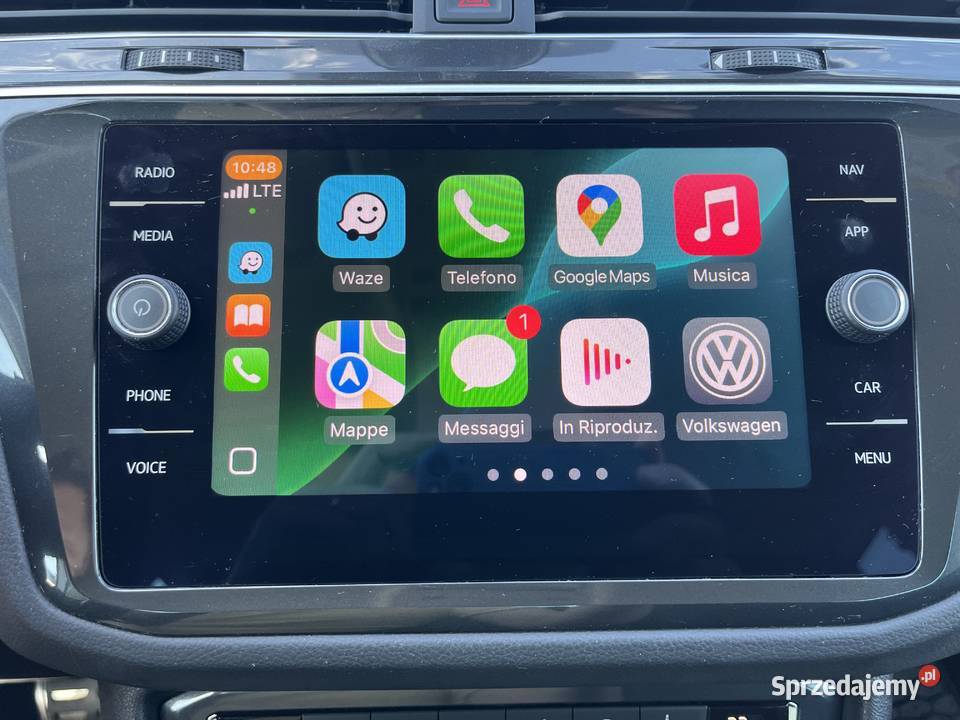 Volkswagen Tiguan 15 TSI EVO IQ Drive DSG ASO Rok produkcji 2020 mazowieckie Warszawa