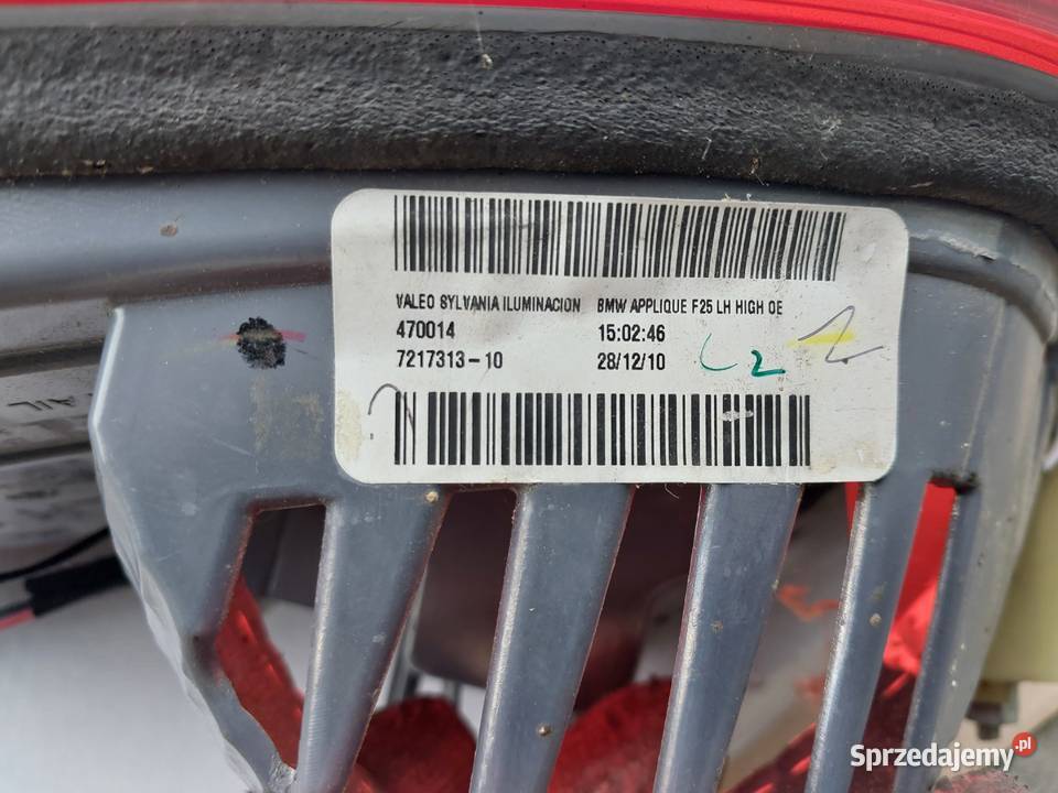 Lampa tył BMW X3 F25