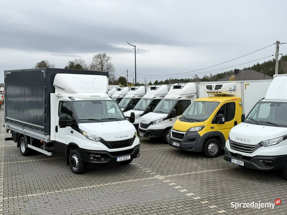 Iveco Daily 70C18 V H Firana Winda 1500 8Palet ASR (kontrola trakcji) świętokrzyskie Widełki