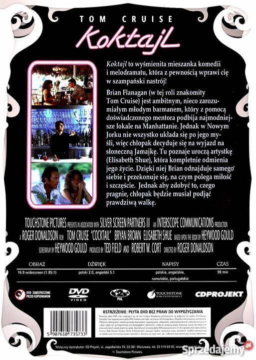 KOKTAJL TOM CRUISE DŁUGIE WIECZORY Kalisz sprzedam