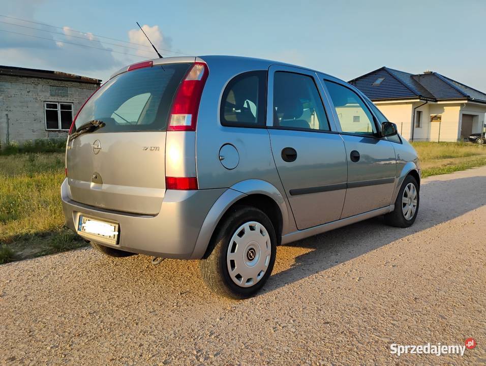 Opel Meriva 17 DTi Isuzu 2005 klima Bez rdzy 4/5 mazowieckie Sochaczew sprzedam