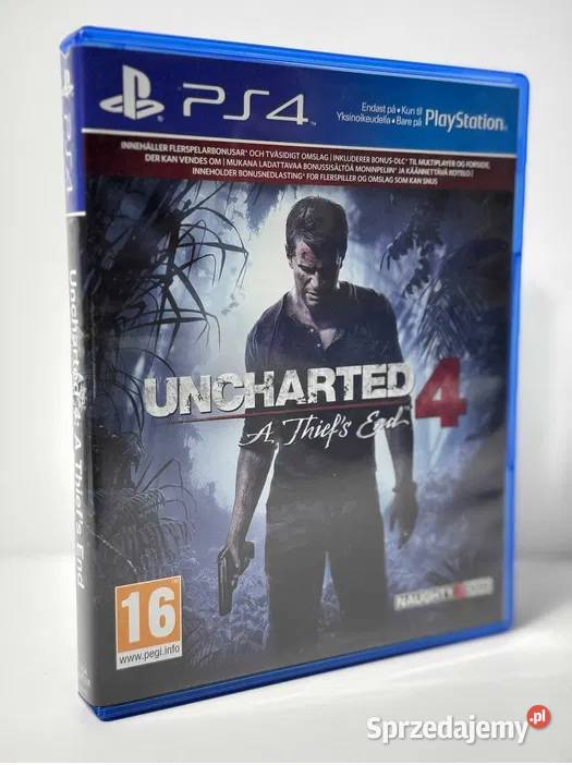 GRA UNCHARTED 4 KRES ZŁODZIEJA NA 4 PLAYSTATION 16+ wielkopolskie Śrem