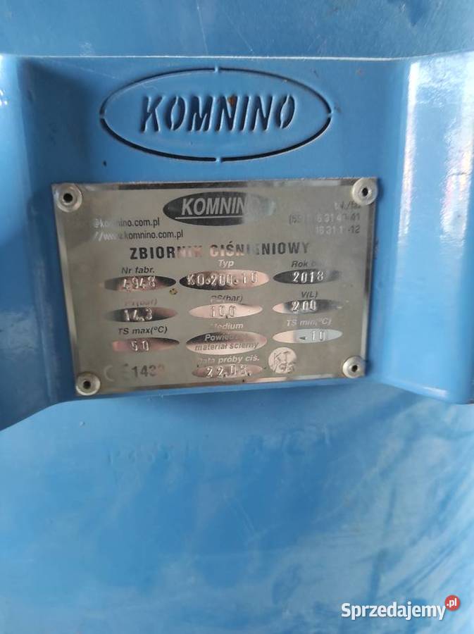 Piaskarka komnino 200 litrów zestaw nowa Pątnów