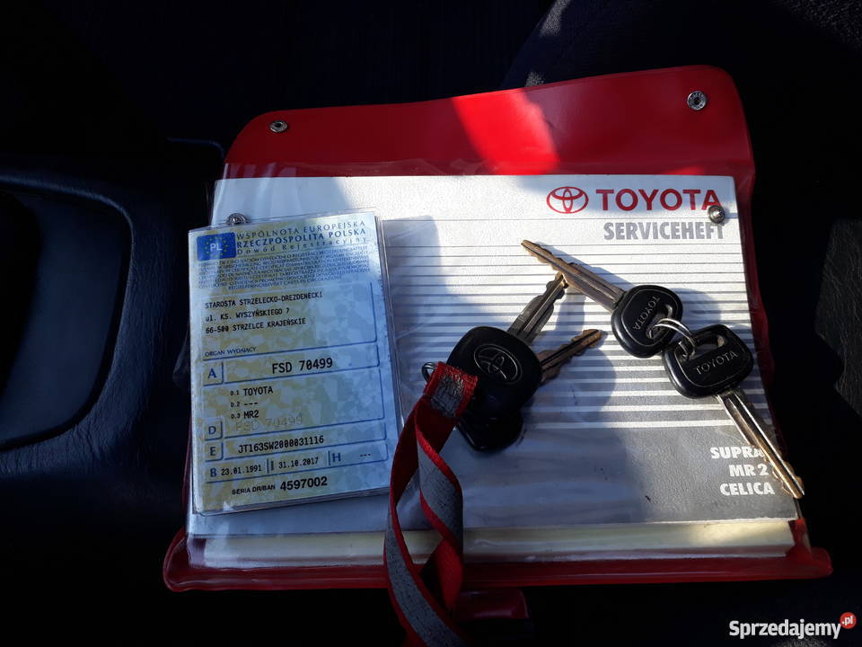 Toyota mr2 sw20 czerwony Niegosław