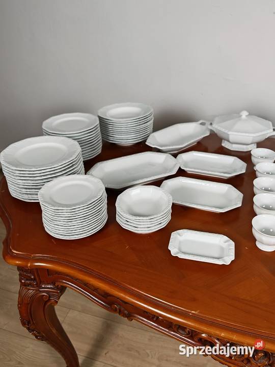 Porcelana Rosenthal biała Maria obiad kawa na 12 Sandomierz