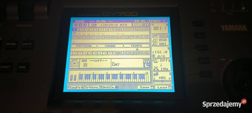 Yamaha QY 700 moduł brzmieniowy seqencer midi mazowieckie Jaktorów