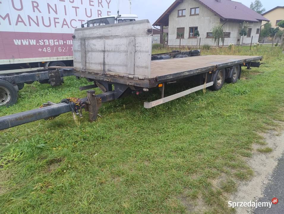 przyczepa platforma plandex 10900 dmc Przyczepy rolnicze Grabów nad Prosną
