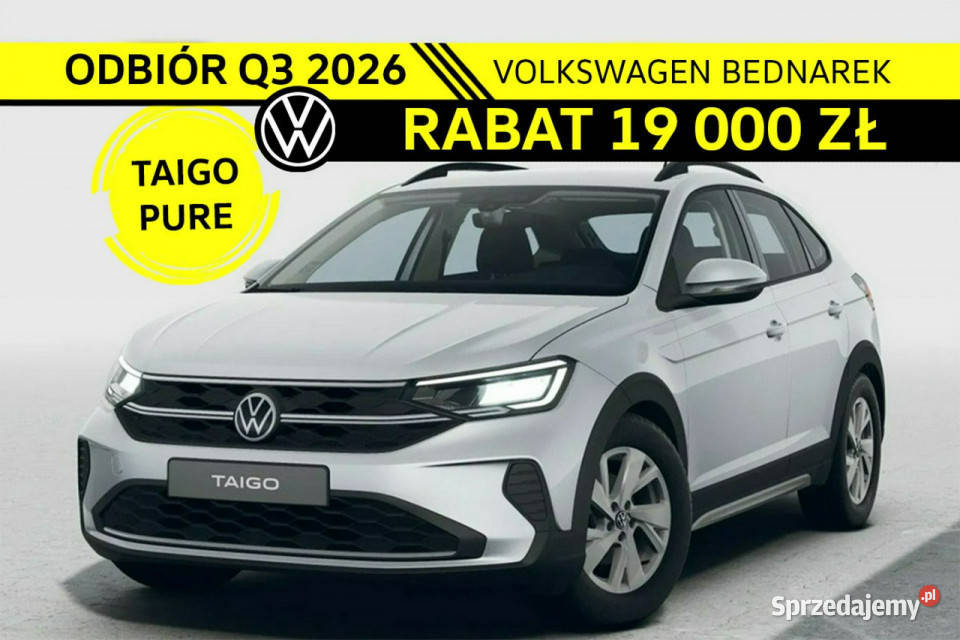Volkswagen Taigo Nowa wersja Pure 10 TSI 116 DSG 116KM Łódź