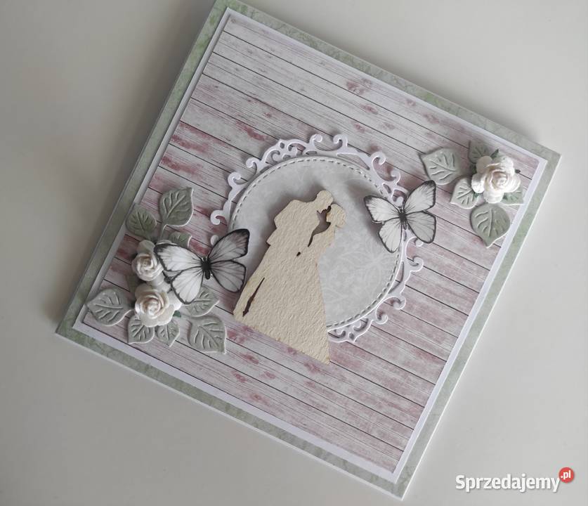 Kartka okolicznościowa ręcznie robiona na ślub Łódź