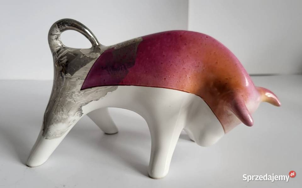 BYK Znak zodiaku Figurka Byczek ceramiczny Sierakowice sprzedam