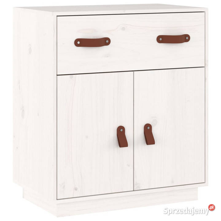 Szafka biała 655x40x75 lite drewno sosnowe Pozostałe mazowieckie Warszawa