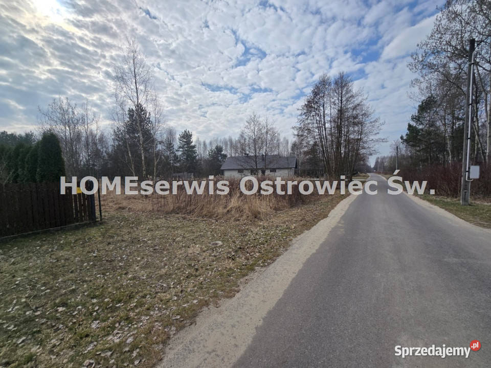 Działka Kunów 1165m2