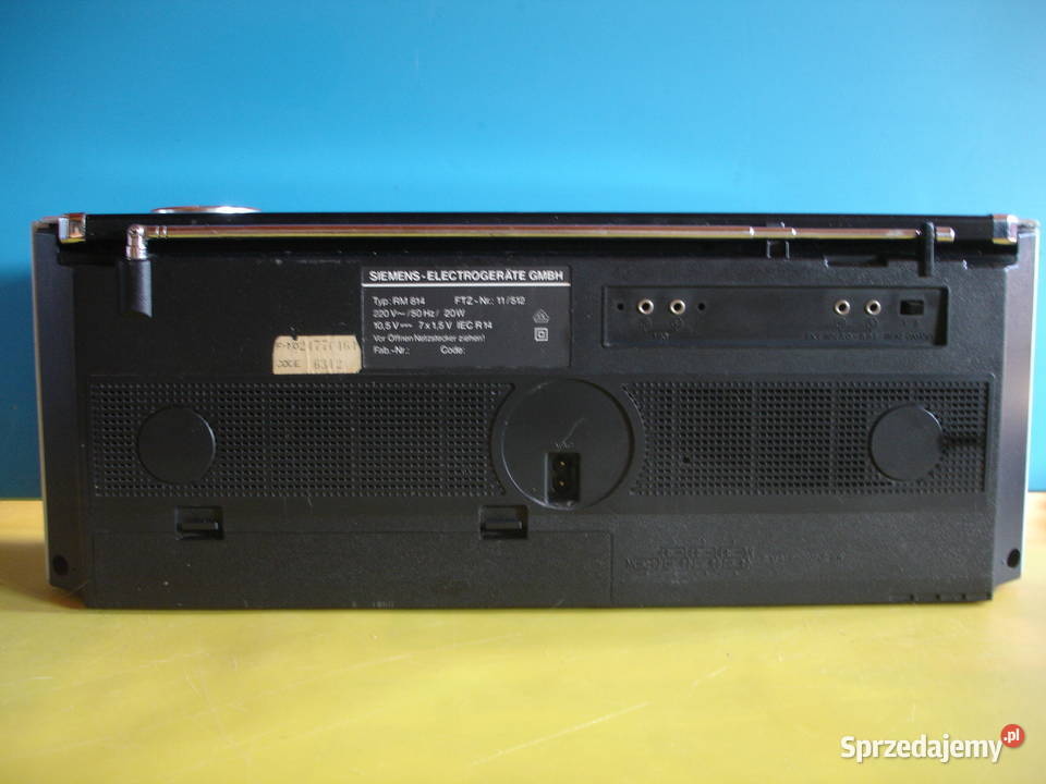 Radiomagnetofon SIEMENS CLUB RM814 lubuskie Zielona Góra sprzedam