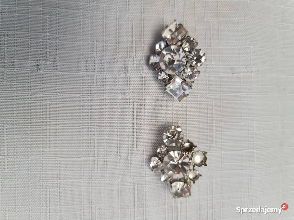 Broszki z cyrkoniami Dwie Katowice sprzedam