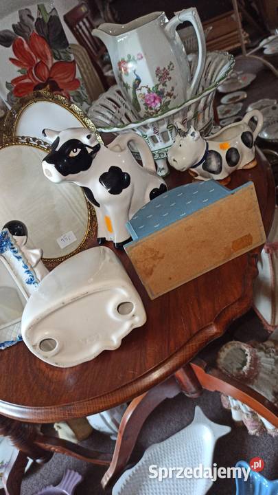 Drewniany serwetnik z gąskami Drugi z krówką Gdańsk