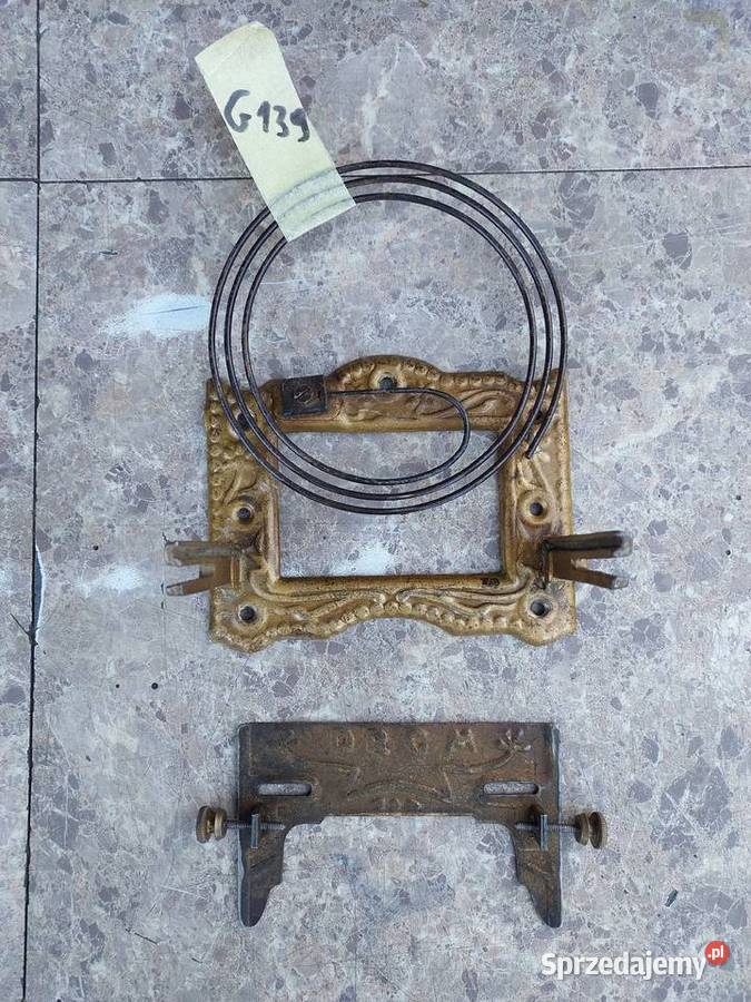 G139 Gong sanki mocowanie mechanizmu starego Tczew