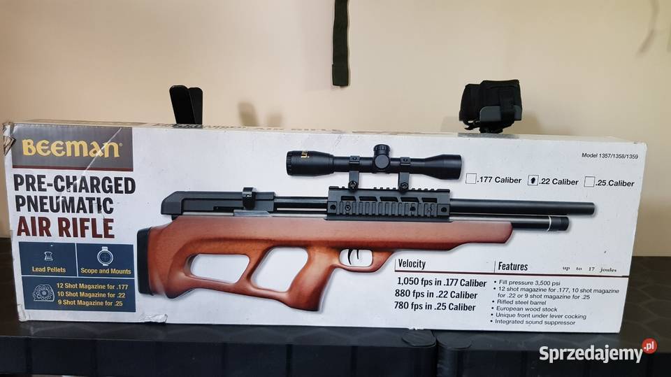 WIATRÓWKA PCP EXTRELALNYM TUNNGU 55mm CAL Trzcianka