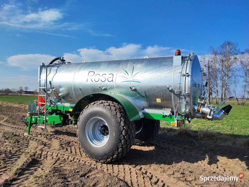 Wóz asenizacyjny 10000 litrów ROSA beczkowóz mazowieckie Goliaty